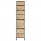 Preview: Bücherregal Sonoma-Eiche 78,5x33x153 cm Holzwerkstoff