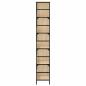 Preview: Bücherregal Sonoma-Eiche 78,5x33x188,5 cm Holzwerkstoff