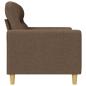 Preview: 3-Sitzer-Sofa Braun 180 cm Stoff