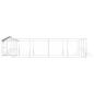 Preview: Outdoor-Hundezwinger mit Dach Silbern 10x8x2,5 m Stahl Verzinkt