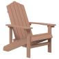 Preview: Adirondack-Gartenst?hle 2 Stk. HDPE Braun