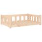 Preview: Hundebett 95,5x65,5x28 cm Massivholz Kiefer