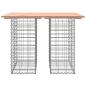 Preview: Gartentisch aus Gabionen 100x70x72 cm Massivholz Douglasie