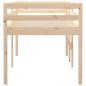Preview: Hochbett 75x190 cm Massivholz Kiefer