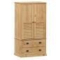 Preview: Kleiderschrank VIGO 90x55x170 cm Massivholz Kiefer