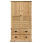 Preview: Kleiderschrank VIGO 90x55x170 cm Massivholz Kiefer