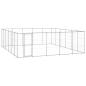 Preview: ARDEBO.de - Outdoor-Hundezwinger Verzinkter Stahl 36,3 m²