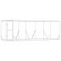 Preview: Outdoor-Hundezwinger Silbern 6x2x2 m Verzinkter Stahl