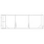 Preview: Outdoor-Hundezwinger Silbern 6x2x2 m Verzinkter Stahl