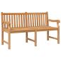 Preview: Gartenbank 150 cm Massivholz Teak