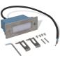 Preview: LED-Wandeinbauleuchten für Treppen 6 Stk. 44x111x56 mm