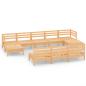 Preview: 10-tlg. Garten-Lounge-Set Massivholz Kiefer