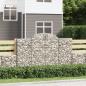 Preview: ARDEBO.de - Gabionen mit Hochbogen 10Stk. 200x30x120/140cm Verzinktes Eisen