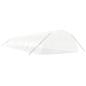 Preview: Gewächshaus mit Stahlrahmen Weiß 132 m² 22x6x2,85 m