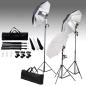 Preview: ARDEBO.de - Fotostudio-Set mit Lampen und Hintergrundsystem
