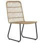 Preview: 5-tlg. Garten-Essgruppe Poly Rattan und Glas