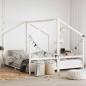 Preview: ARDEBO.de - Kinderbett Wei? 2x(90x200) cm Massivholz Kiefer