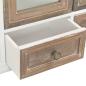 Preview: Wandschrank Weiß 49x22x59 cm Holzwerkstoff