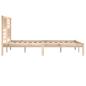 Preview: Massivholzbett ohne Matratze 180x200 Kiefernholz