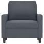 Preview: Sessel Dunkelgrau 60 cm Samt