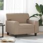 Preview: ARDEBO.de - Sessel Cappuccino-Braun 60 cm Kunstleder