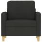 Preview: Sessel Schwarz 60 cm Stoff