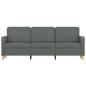 Preview: 3-Sitzer-Sofa Dunkelgrau 180 cm Stoff