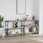 Preview: ARDEBO.de - Konsolentisch Sonoma-Eiche 180x29x76,5 cm Holzwerkstoff