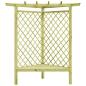 Preview: Eckpergola mit Bank 130×130×197 cm Kiefernholz Imprägniert