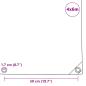Preview: Abdeckplane 650 g/m² 4x6 m Grau