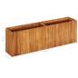 Preview: Garten-Hochbeet 150 x 30 x 50 cm Massivholz Akazie