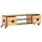 Preview: TV-Schrank 130x30x39 cm Massivholz Mango