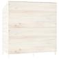 Preview: Geräteschuppen Weiß 102x52x112 cm Massivholz Tanne