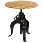 Preview: ARDEBO.de - Bartisch Massivholz Mango 75x(76-110) cm
