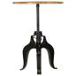 Preview: Bartisch Massivholz Mango 75x(76-110) cm