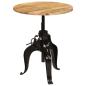 Preview: Bartisch Massivholz Mango 75x(76-110) cm