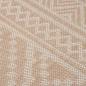 Preview: Outdoor-Teppich Flachgewebe 160x230 cm Braun Gestreift