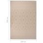 Preview: Outdoor-Teppich Flachgewebe 160x230 cm Braun Gestreift