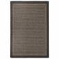 Preview: ARDEBO.de - Outdoor-Teppich Flachgewebe 160x230 cm Dunkelbraun