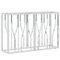 Preview: Konsolentisch 110x30x70 cm Edelstahl und Glas