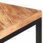 Preview: Esstisch 200x90x76 cm Massivholz Akazie und Mango