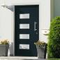 Preview: ARDEBO.de - Haustür Aluminium und PVC Anthrazit 100x210 cm