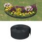 Preview: ARDEBO.de - Rasenkanten 3 Stk. Schwarz 10 m 20 cm Polyethylen