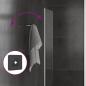 Preview: LED-Badspiegel 40x70 cm