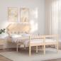 Preview: Seniorenbett ohne Matratze Doppelbett Massivholz