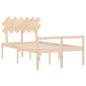 Preview: Seniorenbett ohne Matratze Doppelbett Massivholz