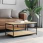 Preview: ARDEBO.de - Couchtisch Sonoma-Eiche 90x49x40 cm Holzwerkstoff