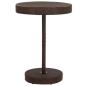 Preview: 5-tlg. Gartenbar-Set mit Kissen Poly Rattan Braun