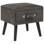 Preview: Nachttische 2 Stk. Grau 40 x 35 x 40 cm Samt