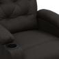 Preview: Massagesessel Elektrisch Schwarz Stoff